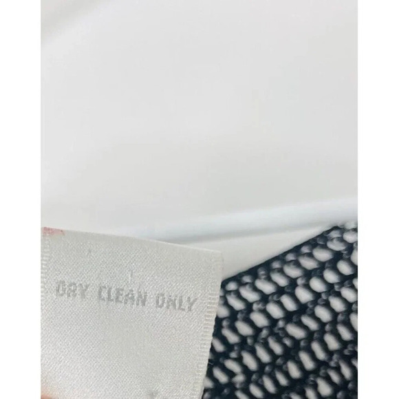 Soft Surroundings Crochet Top M Black Boho Sleeveless Ixtapa Open Knit Pattern - Picture 6 of 8